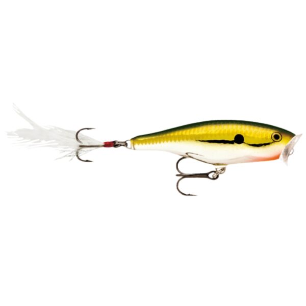 Rapala Skitter Pop 7cm Popper Lure Gold Chrome