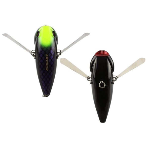 Atomic Hardz Slappa 90 Surface Lure Snake Black