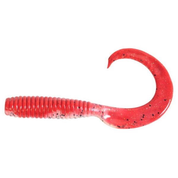 Berkley Gulp Grub 6 Inch Soft Plastic Red Belly Shrimp