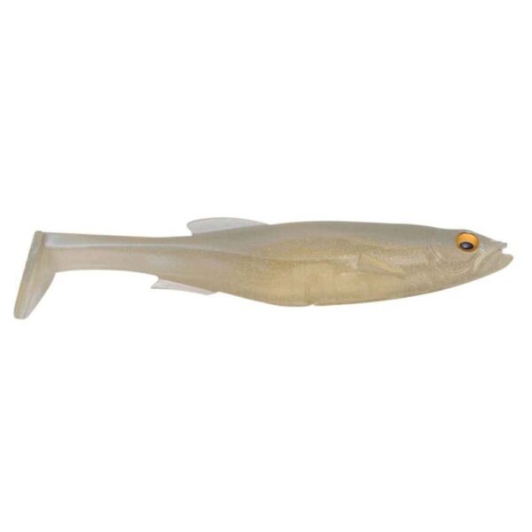 Megabass Magdraft 8 Inch Swimbait Lure White Black Shad