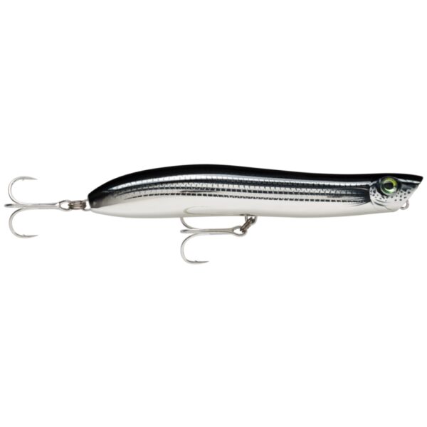 Rapala MaxRap Walk’n Roll 13cm Topwater Lure Silver Mullet