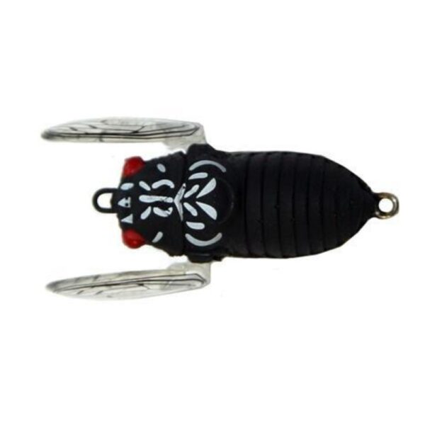 Tiemco Soft Shell Cicada Surface Lure AU Black Glow 501A