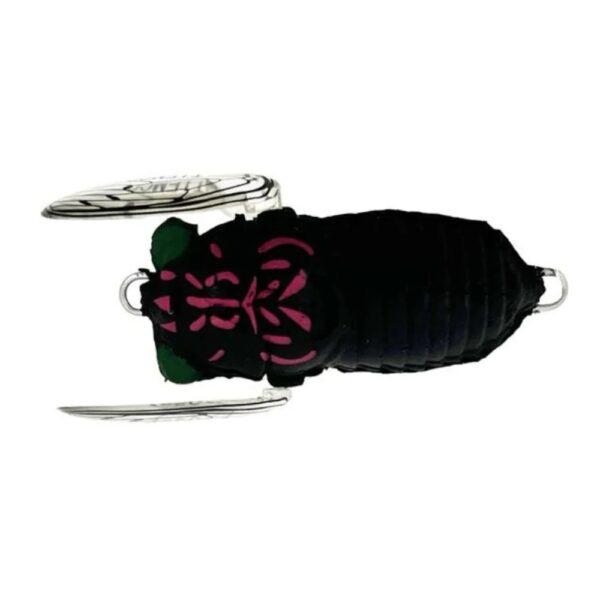 Tiemco Soft Shell Cicada Surface Lure Black Red