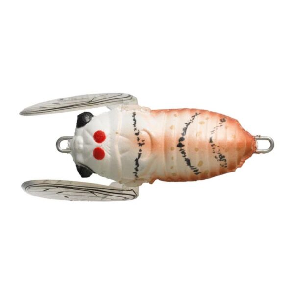 Tiemco Soft Shell Cicada Surface Lure White Moth