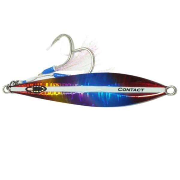 Oceans Legacy Hybrid Contact 200g Rigged Metal Jig Lure 2 Rainbow