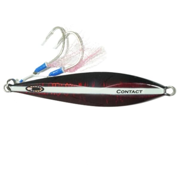 Oceans Legacy Hybrid Contact 200g Rigged Metal Jig Lure 3 Red