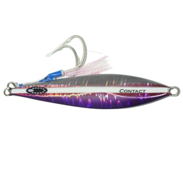 Oceans Legacy Hybrid Contact 200g Rigged Metal Jig Lure 5 Purple