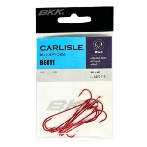 BKK Carlisle Bloodworm Long Shank Hook