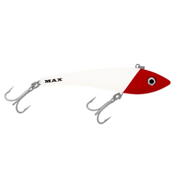 Halco Max 130 Lure White Red Head