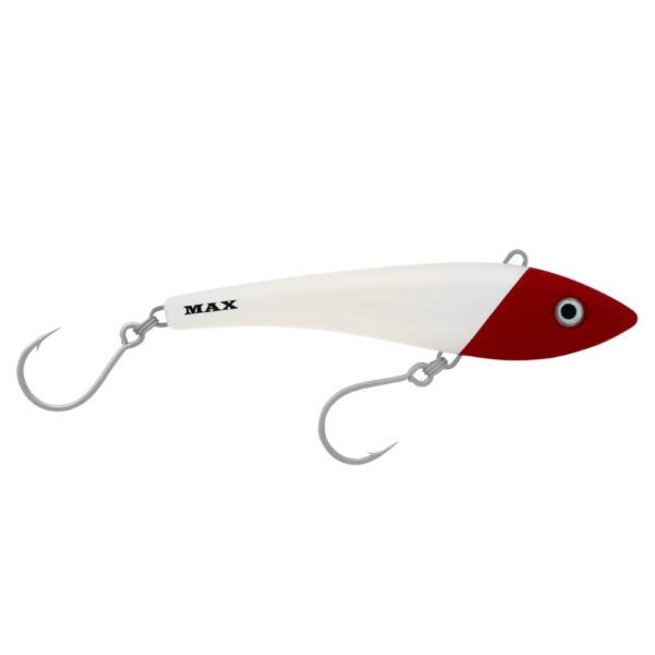 Halco Max 190 Trolling Lure White Red Head