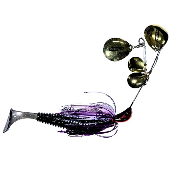 Icon Carnage 21g Cod Spinnerbait Lure Colour RBLK