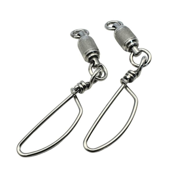 Razor X Double Ball Bearing Silver Snap Swivel - Image 2