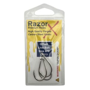 Razor X Offset Live Bait Hooks