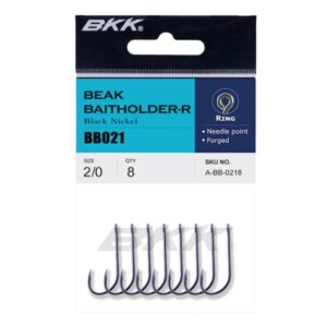 BKK Beak Baitholder-R Black Nickel Hooks