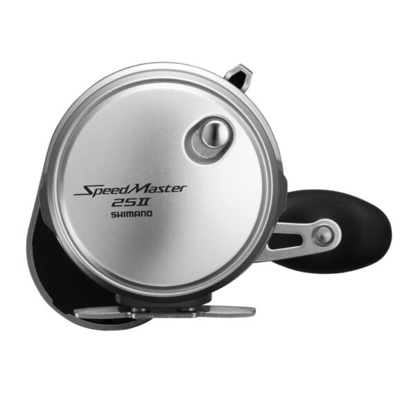 Shimano Speedmaster Lever Drag 2 Speed Overhead Reel Side