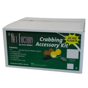 The Net Factory Crabbing Accessory Kit With 150mm Hi Vis Floats