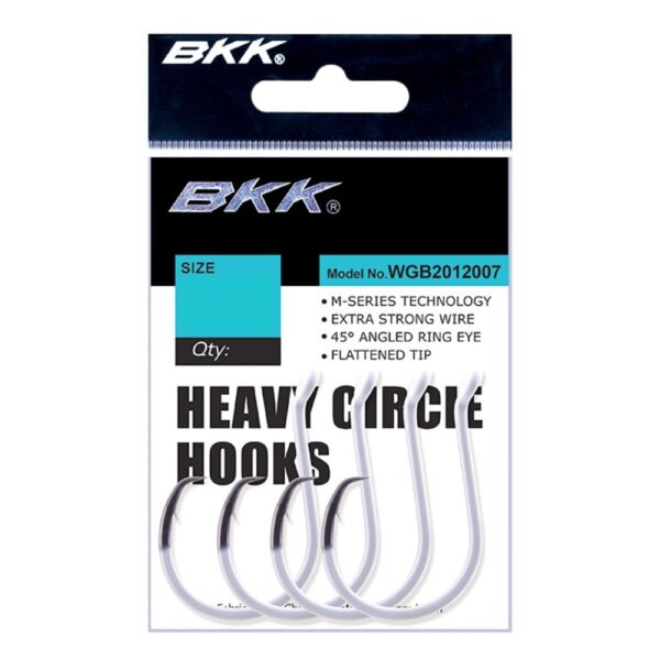 BKK Glow Offset Heavy Circle Pre Pack Hooks