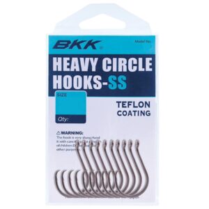 BKK Offset Heavy Circle SS Pre Pack Hooks