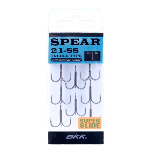 BKK Spear 21 Super Slide Treble Hooks