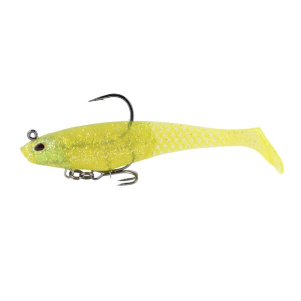 Berkley Powerbait Cullshad 8 Inch 100g Soft Swimbait Lure Chartreuse Flash