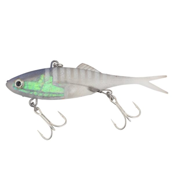 Berkley Shimma Fork 120mm Soft Vibe Lure Clear Herring
