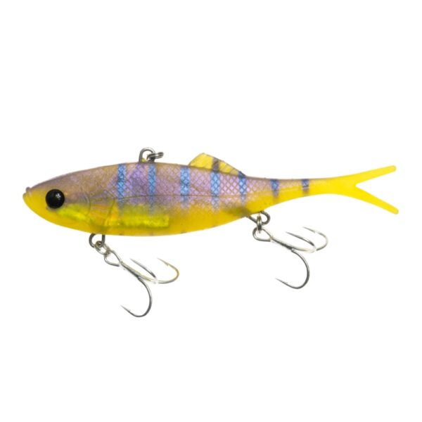 Berkley Shimma Fork 65mm Soft Vibe Lure Pearl Purple