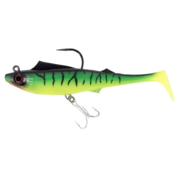 Berkley Shimma Pro Rig 4.5In Soft Plastic Lure Fire Tiger