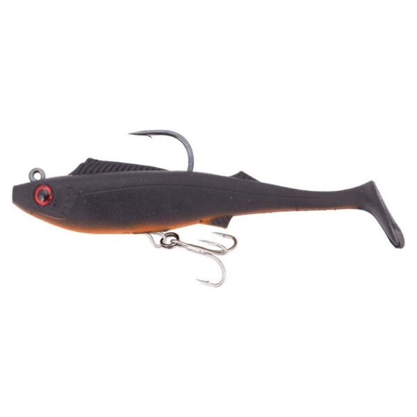 Berkley Shimma Pro Rig 4.5In Soft Plastic Lure Midnight Tiger