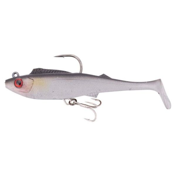Berkley Shimma Pro Rig 4.5In Soft Plastic Lure Silver Ghost