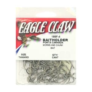 Eagle Claw Baitholder Nickel Hooks Box