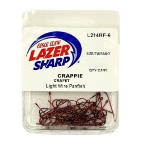 Eagle Claw Lazer Sharp Aberdeen Red 50 Pcs