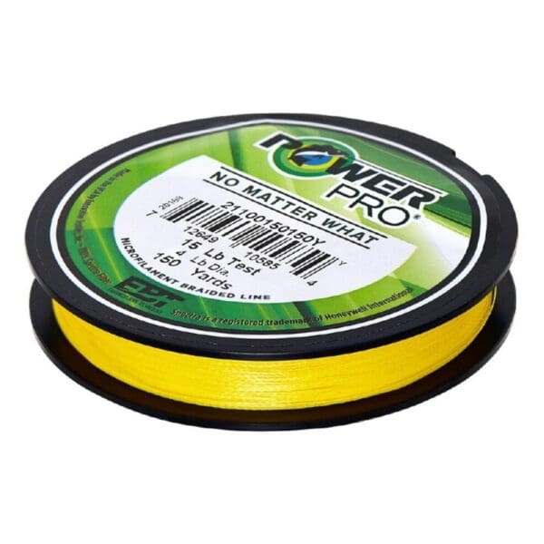 Power Pro Braid Line 300 Yards Yellow