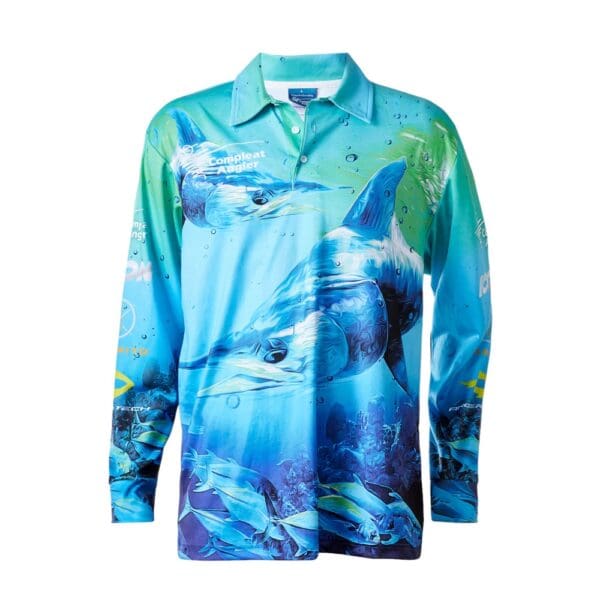 Compleat Angler Marlin Long Sleeve Kids Tournament Shirt