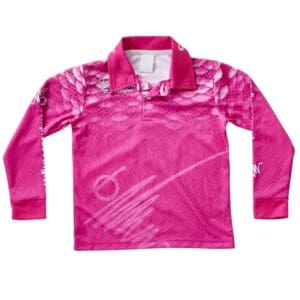 Compleat Angler Tournament Shirt Kids Pink