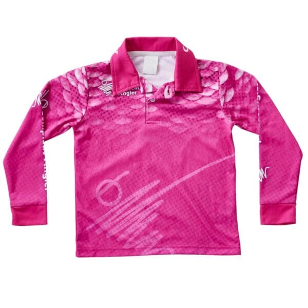 Compleat Angler Tournament Shirt Kids Pink