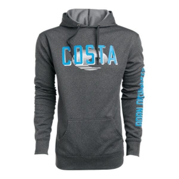 Costa Monterey Hoodie Mens Heather Grey