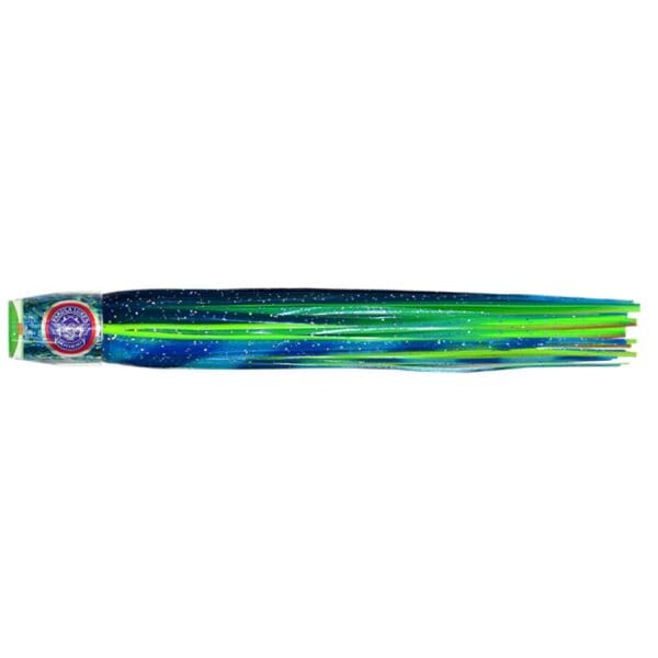 Pakula Paua Sprocket Skirted 14 Inch Lure Arc Angel Lumo