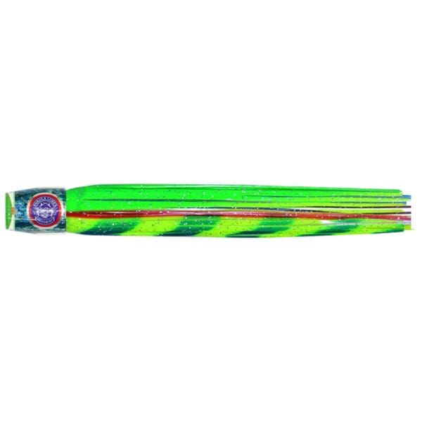 Pakula Paua Sprocket Skirted 14 Inch Lure Grasshopper Lumo