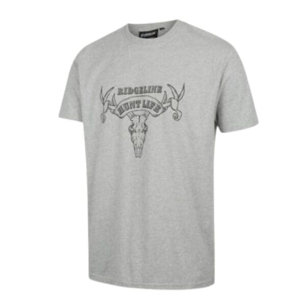 Ridgeline Hunt Life Men's Short Sleeve Shirt Grey