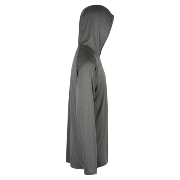Ridgeline Men's Performance Long Sleeve Hooded Top Lead - Image 2