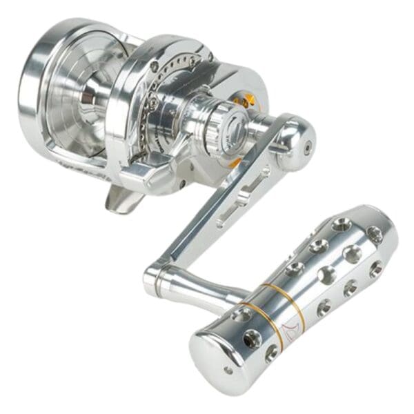 Jigging Master Monster Game PE5 Overhead Fishing Reel Silver