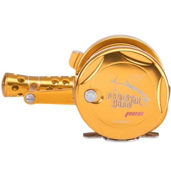 Jigging Master Monster Game PE8 LH Overhead Fishing Reel Gold