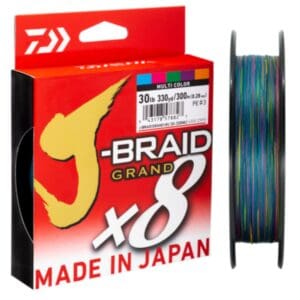 Daiwa J Braid Grand X8 Multicolour Braid