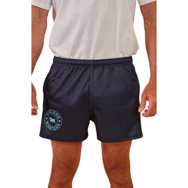 Ringers Western Mens Navy Footy Shorts