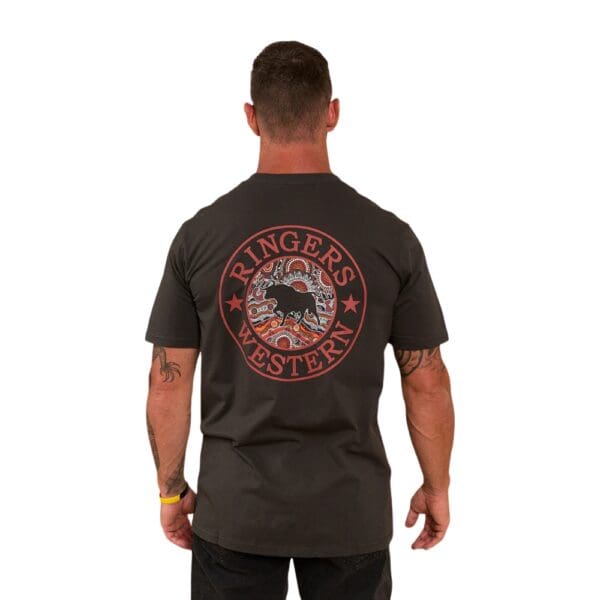 Ringers Western Walkabout Warrior Charcoal T-Shirt
