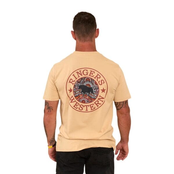 Ringers Western Walkabout Warrior Dark Sand T-Shirt