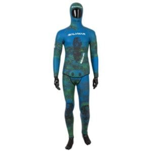 Salvimar Nebula Skin Blue Camo Open Cell 3.5mm Wetsuit