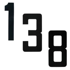 BLA Registration Number 163mm Black