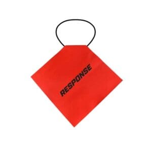 Response Square Signal Flag 30cm Black