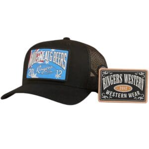Ringers Western Switcheroo Trucker Cap - Black